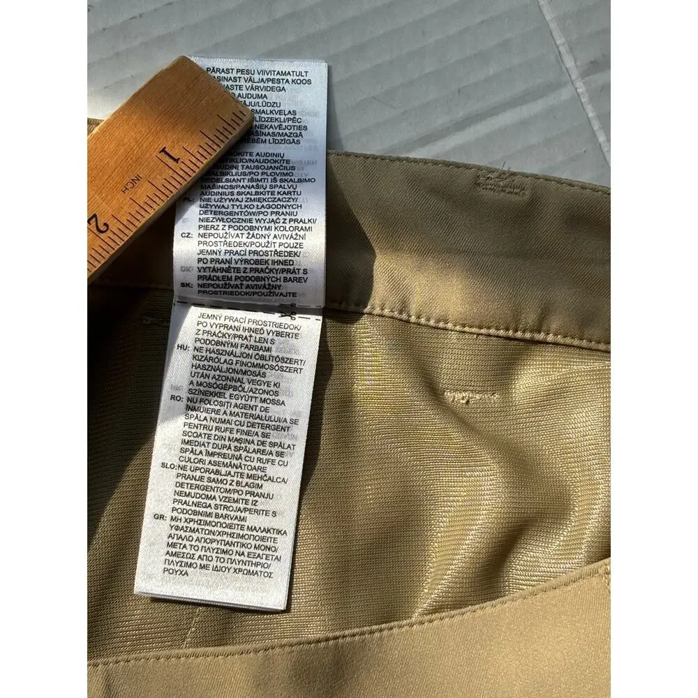 NWT Adidas Golf Shorts Men's 34 Khaki Hemp Flat Front Performance Golf Short